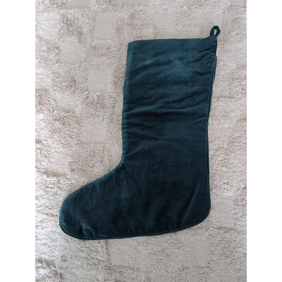 Vtg Needlepoint Christmas Stocking Cocker Spaniel Dog Holly - Picture 5 of 6